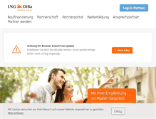 Tablet Screenshot of partner.ing-diba.de
